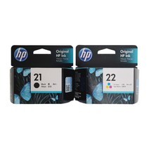 HP 21 22 C9351AA C9352AA 정품잉크 D1360 D1460, 검정(C9351AA)