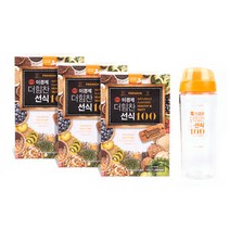 이경제 더힘찬 선식100 3박스(30포) + 쉐이커 아침대용 건강식 환자식, 3박스, 30g x 10포(1박스)