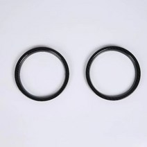 미니쿠퍼 F56 F57 해치 CABRIO 스피커 링 2개 카본 확성기 커버 스티커, black