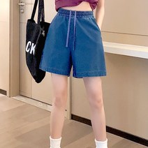 [스타일로그] 밴딩 여성청반바지/데님바지/여성청바지