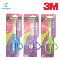 [FreeManner] 3M 학생용 양손 가위 문구용가위 작은가위 리본가위 초등학생 학교 준비물 미술 만들기 소품, 랜덤