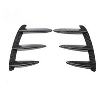 1PAIR 차량용품 자동차 후면 가드 사이드 벤트 삽입 메르세데스 벤츠 W176 A200 A250 A260 A45 AMG 보호 악세서리 장식 스티커, CHINA|Carbon Fiber Look