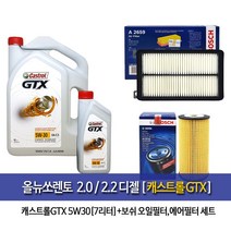 올뉴쏘렌토 디젤 캐스트롤GTX(6L+1L)7L 엔진오일 96-A2659