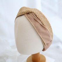 구름네 라탄 꼬임 반다나 헤어밴드_2color 웨딩준비 하객룩 머리띠 헤어밴드 머리핀 헤어악세사리