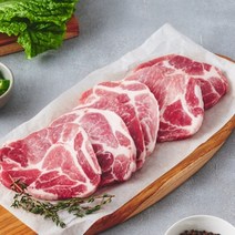 [템포크] 통밀먹인 흑돼지 듀록 목살 1kg1팩, 1kg, 1개