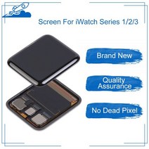 애플워치액정 액정교체 자가수리 Apple Watch Series 1 2 3 4 5 6 7 용 상단 OEM LCD 디스플레이 터치 스크린 디지타이저 38mm 42mm 41mm 45, series 5 SE 44mm