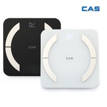 카스 블루투스 스마트 체중계 GBF-1603B 인바디 체지방 몸무게, 화이트