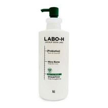라보에이치 탈모증상완화 두피강화 약산성비건샴푸400ml/무실리콘 무계면활성제 무색소샴푸