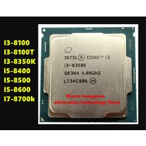 I5-8500I38100 I38350K i58400 I58500 I78700k CPU 칩 1151 핀, 03 I38350K