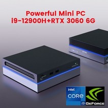 미니PC 일체형PC 고사양 사무용 가정용 산업용저렴한 미니 게임 PC i9 12900H i7 NVIDIA GTX1060 4G Thunde, 02 i5-12500H GTX1060 4G_01 미국, 06 32GB DDR4 1TB NVMe
