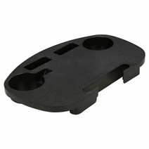 롱릴렉스체어 감성 캠핑 백패킹 낚시 의자 테이블 트레이 접이식 편안한 음료 홀더 비치, 검은색, 1개