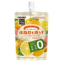 오리히로 130g 8입 자몽 그레이프 후르츠 맛 곤약젤리