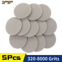 스폰지 폼 사포 3 인치 75mm 습식 건식 2 샌딩 디스크 320-8000 그릿 연마 버퍼 패드 페이퍼 루프, 03 600_02 3  inches_01 3 개