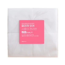 이뽀이뽀 잘라져 있어 사용이 편리한 하프 일회용해면 L, 200매