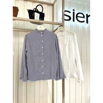 [시에로] 러플디테일 반하이넥 셔츠 SG2SHF028 (P001917742)