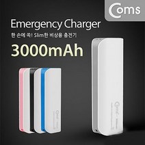 BSC Coms 비상충전기(3000mAh) Gray 컴퓨터용품