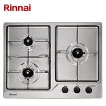 [KT알파쇼핑]린나이 RBR-S3400B-NP 3구 빌트인 가스레인지 쿡탑, LNG