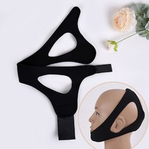 경락마사지 작은얼굴 소두 만들기 사각턱 리프팅 밴드, 1-리프팅밴드-블랙