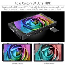 FEELWORLD F7 PRO 7 인치 터치 스크린 3d LUT DSLR 카메라 필드 디렉터 AC 모니터 F970 외부 전원 설치가있는 4K 60Hz HD