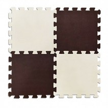 퍼즐매트 아기 어린이집 놀이 놀이방 바닥 강아지 두꺼운 거실 아기방 4p 60x60cm