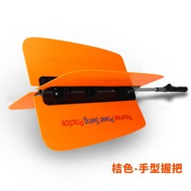 골프 스윙 연습 기 자세 교정 바람개비 팬 비 거리 향상 파워 업그레이드 보조 증가 초보자 골린이 힘 기르기 훈련 전문가 렛슨 프로 추천 드라이버 장타, 주황색 손 그립