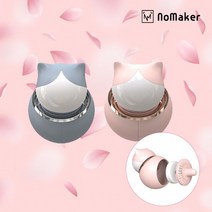 쿠키캣 고양이 차량용 방향제 리필3개 송풍 구방 자동차디 퓨저 에센셜 오일 세트 신차, 파스텔블루, 페어프리지아