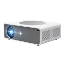 Touyinger Q10 빔프로젝터 FHD 홈시어터 LED 4K 고화질 스마트TV 가정용프로젝터 미팅용, 케이블연결, 화이트
