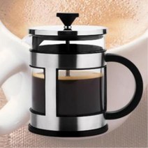 MDF2348 필터없는 커피우리기 프렌치프레스 600ml 집들이선물 회사커피/친구선물/드랍커피/드립커피머신, 1개