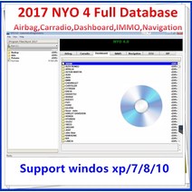 수리 자동차 수리 소프트웨어 최신 2021 NYO 4 전체 데이터베이스 에어백 + Carradio 대시 보드 IMMO