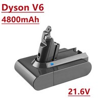 V7플러피 V6 V8 V10 V11 교체 다이슨배터리 21.6v 다이슨 진공 청소기 용 리튬 이온 배터리 38000 MAH 적용 모델 dc58dc59 dc61 dc62 dc74 s, 06 4800mAh