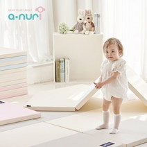 1+1 아누리 항균 플레이 국민 아기폴더매트70x200, 항균/캔디그레이/70x200