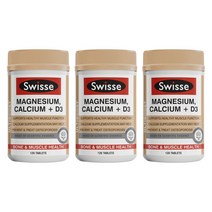 Swisse Ultiboost Magnesium Calcium + Vitamin D 120 Tablets 3개