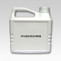 덕산약품공업(주) 95% 합성(변성) 에탄올(시약용-4L) 정품 정량