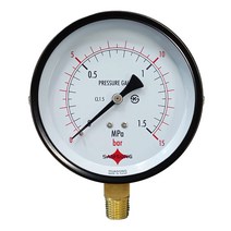 삼성계기 압력계 일반 진공계 100파이 연성계 A타입, 100파이 3bar