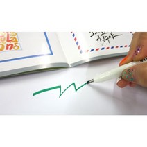 지그 캘리그래피 Square팁 흑색 낱개, PC210(2mm)