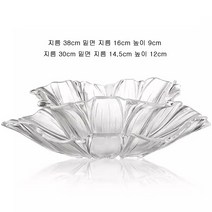 과일 쟁반 투명유리 수납 트레이 과일 바구니, Hset