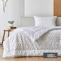 [모던하우스 창원점]여름준비_카렌 아사워싱 블루 싱글 차렵이불_CV0223049