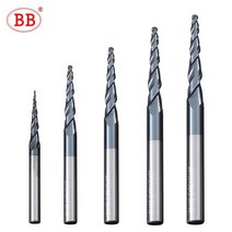 BB 볼 코 테이퍼 엔 밀 솔리 경 조각 라터 비트 릴리 원목 금속 CNC 밀링 커터 코팅 3.175mm 4mm 1PCS, R0.75x30.5xD6x75, 19 R0.75x30.5xD6x75