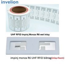 rfid스티커 rfid복사기 레이스 트랜스 폰더 타이밍 시스템 UHF RFID 스티커 빕 태그 폼 포함 임핀 몬자 R6 칩 고감도 일련 번호 인쇄, [02] 5mm 100pcs