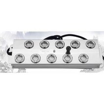 안개 발생기 분무 생성기 연못 분수대 포그머신 연기, 4개의 분무기 + 방수 전원 공급 장치