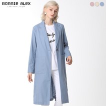 보니알렉스 BONNIE ALEX 보니알렉스 플레인 롱 원버튼 린넨 코튼 자켓 (택가격:185000원)