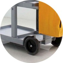 청소카트 교체용 뒷바퀴 1P 청소용품, 1