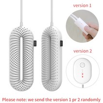 전기히터 UV 살균 신발 건조기 히터 휴대용 비가 오는 날을 위한 전기 일정한 온도 탈취, 03 White timing_03 AU