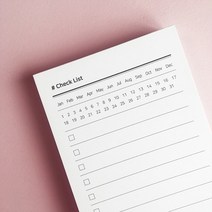 체크리스트 / 투두리스트 3종 - 데일리 메모지 떡메, [B :: To Do List]