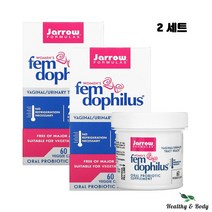 자로우 포뮬러스 자로땡 펨도필러스 여성용 10억 유산균 베지캡슐 60개 X2병 약들약 고약사 상온보관가능, 2개, 60정