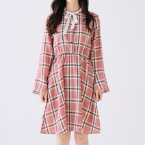 여자 봄패션 캐주얼 차이나카라 프릴 소매 원피스 여성 A라인