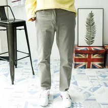 [코디캡틴] 빅사이즈 스판 일자핏 남자 밴딩면바지 스판바지