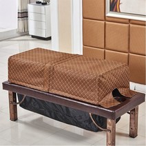 온열 찜질기 돔 쑥뜸 동굴 건식 사우나 커버, 160x65x36 두꺼운브라운