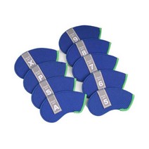 골프채 헤드 커버집 레자 넘버 아이언 보호 아이템 654356KO, 쿠팡 레드