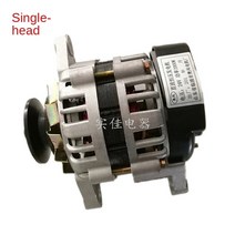 원예 농업용 기계 수월한 작업 순수 구리 농업 세발 자전거 트랙터 12V/24V 고전력 영구 자석 AC 및 DC 이중 발전기, 24v, 싱글 헤드, 2000w